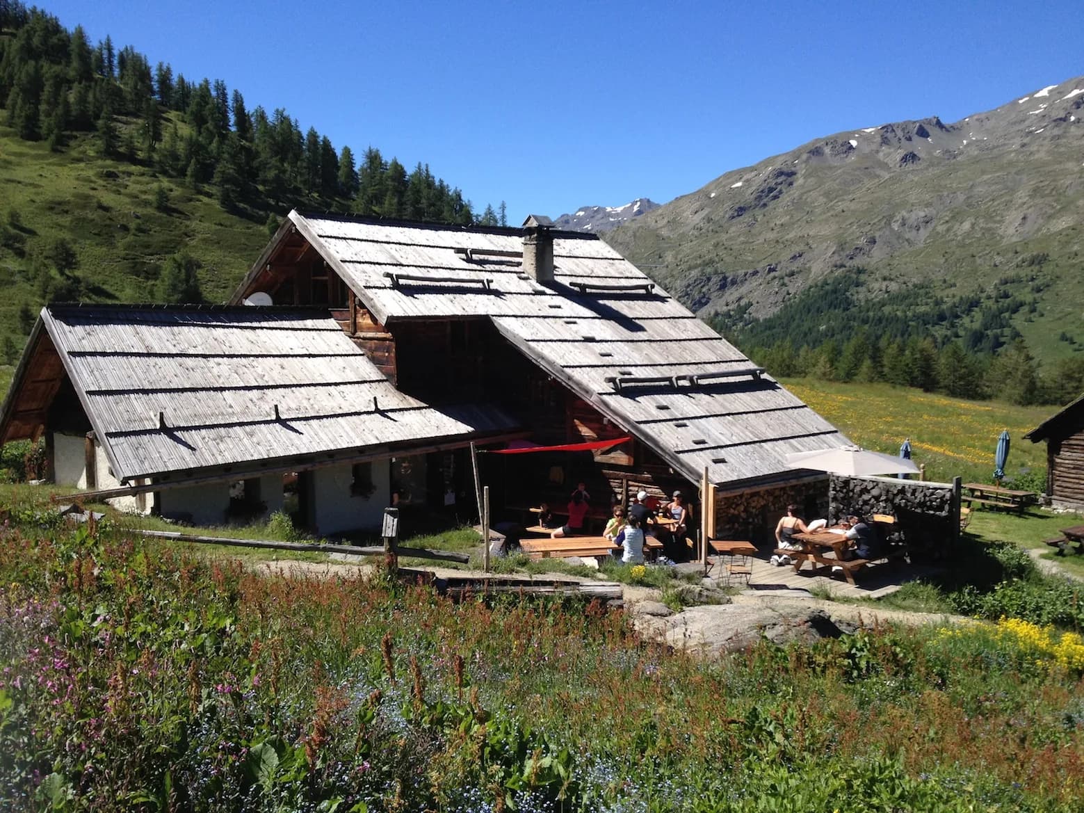 Photo de l'itinéraire De Névache au refuge Buffère par Côte Rouge