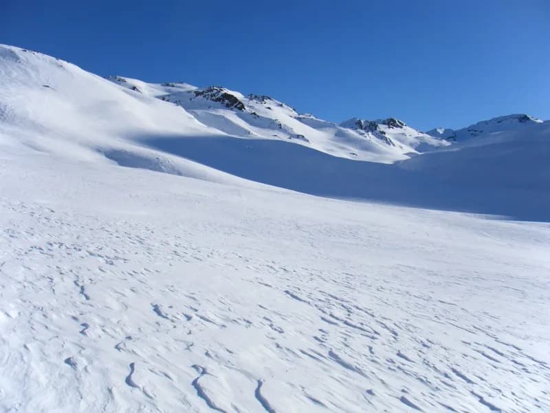 Photo de l'itinéraire Rocher de la Grande Tempête (3002m) depuis le refuge des Drayères.